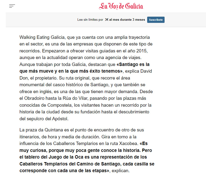 La Voz de Galicia We Galicia